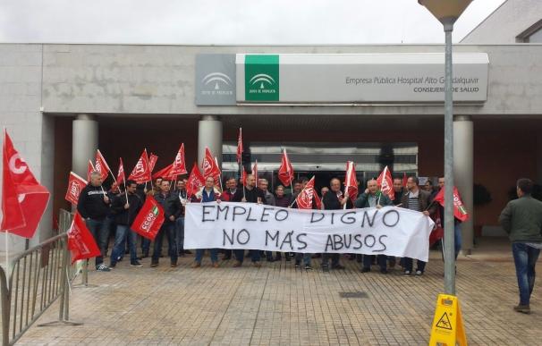 Empleados de mantenimiento de los hospitales de la empresa Alto Guadalquivir se movilizan por "incumplimientos"
