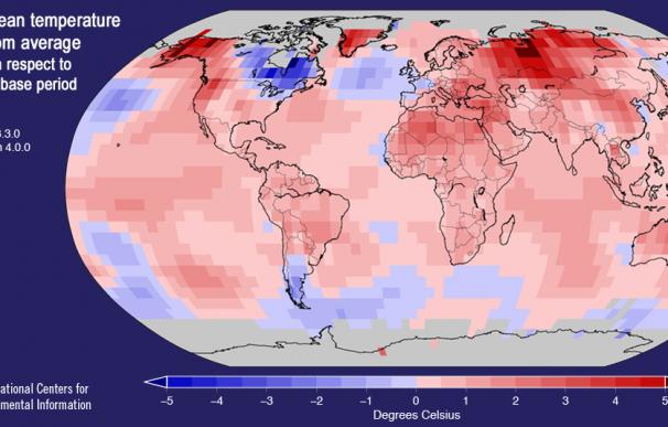El planeta lleva doce meses seguidos con récord de calor por primera vez desde 1880