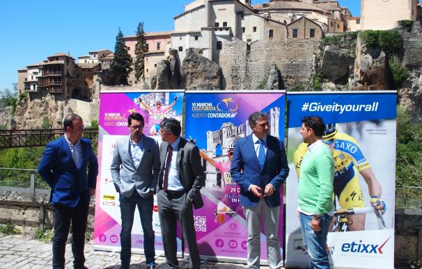 Unas 800 personas ya se han inscrito en la VI Marcha Cicloturista Alberto Contador del 29 de mayo en Cuenca