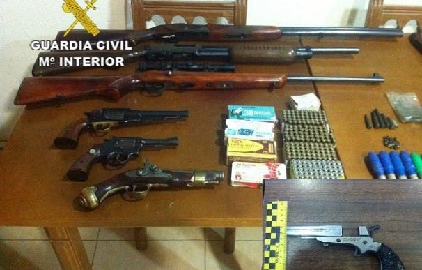 Un detenido en Navalmoral (Cáceres) por posesión "ilícita" de siete armas de fuego y 396 cartuchos