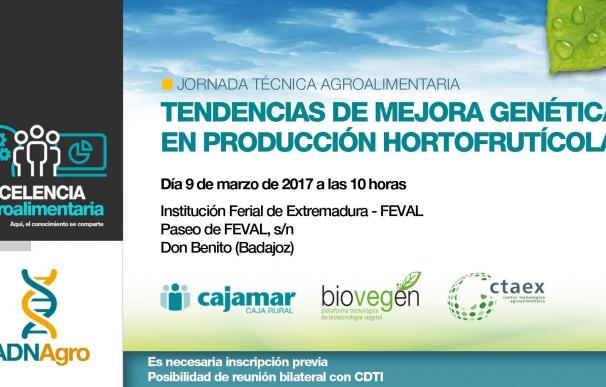 Más de 40 expertos analizan en Feval de Don Benito (Badajoz) tendencias de mejora genética en el sector agroalimentario