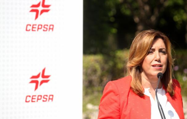 Susana Díaz destaca el compromiso de la Junta con Cepsa en el 50 aniversario de la compañía en San Roque
