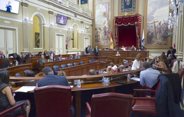 El Parlamento, con la abstención de CC-PNC, aprueba un plan contra el "deterioro" de la sanidad