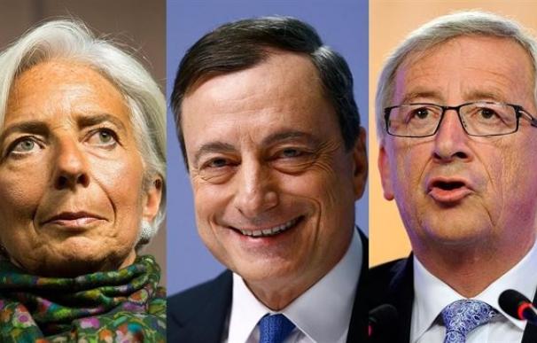 Tsipras se reúne en Bruselas con Juncker, Draghi y Lagarde para tratar de desbloquear el acuerdo