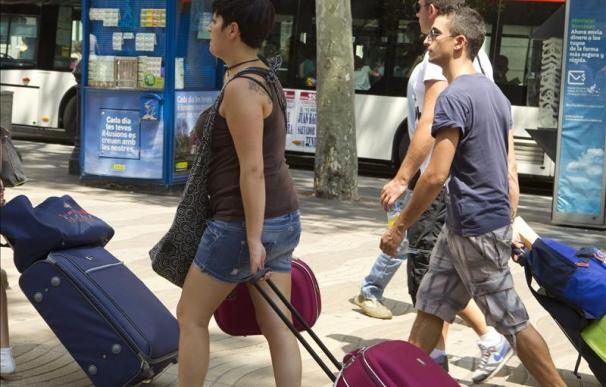 Cataluña recibe 8 millones de turistas extranjeros hasta julio, un 4,2 por ciento más