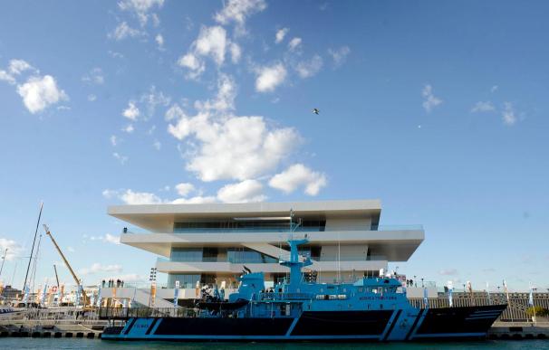 Atraca en Valencia el Fulmar, el buque más moderno español en la lucha contra el narcotráfico