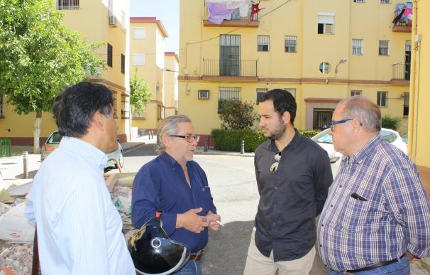González Rojas pide a Espadas medidas contra el "abandono" del barrio de Renfe
