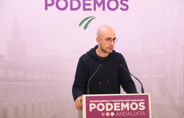Podemos pide a Díaz decisión:"Como se siga alargando, Junta aprobará, con apoyo de Cs, una partida para mítines de PSOE"