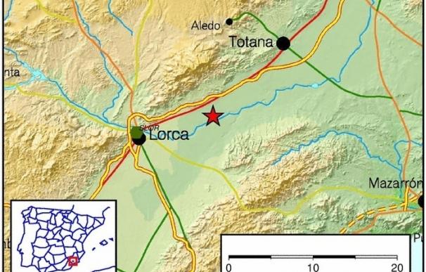 El terremoto registrado hoy en Lorca (Murcia) tiene su origen en la misma falla que el de 2011