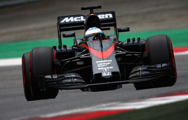 El nuevo morro del McLaren de Alonso