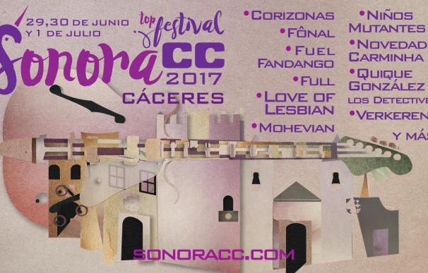 Love of Lesbian, Full, Verkeren y las bandas extremeñas Fônal y Mohevian se suman al Sonoracc Festival
