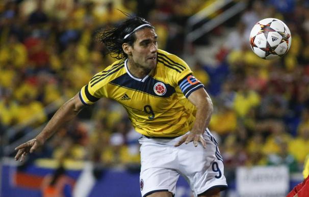 Falcao, en un partido con la selección colombiana