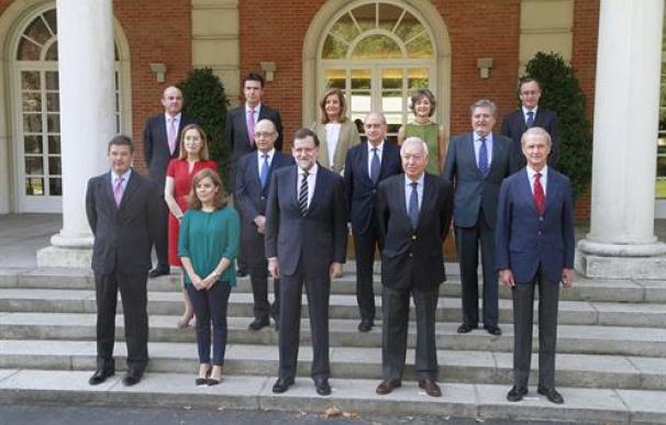 Foto de Familia del cuarto gobierno de Rajoy