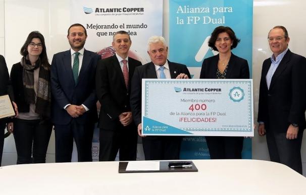 Atlantic Copper se adhiere a la Alianza para la FP Dual con un convenio con la Fundación Bertelsmann