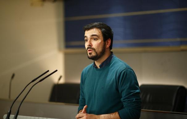 Garzón espera resultados "sorprendentes" de Unidos Podemos en Andalucía, donde hará al menos un acto con Iglesias
