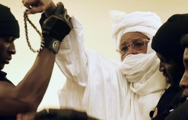 Imagen del primer día del proceso contra el ex presidente de Chad, Hissène Habré