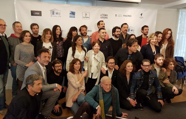 Los actores premian a Alicia Hermida, la lucha contra la violencia de género y el arte en la Cañada Real