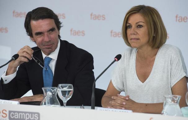 Aznar alerta de que la izquierda radical griega arrastra a la UE al borde de la ruptura y eso "afecta" a España