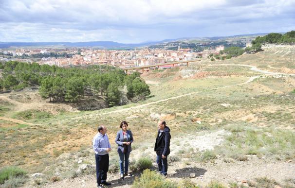 El proyecto del Parque de las Arcillas de Teruel, ejecutado en un 90 por ciento