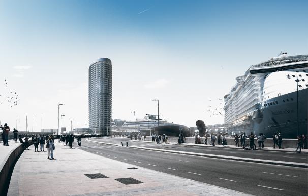 Málaga para la Gente rechaza el futuro hotel del puerto y exige un "debate en profundidad"