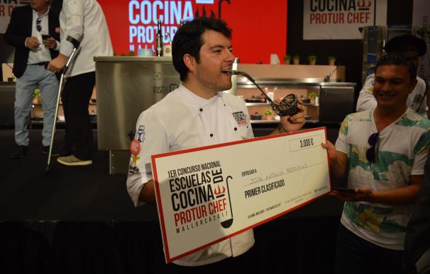 José Antonio Rodríguez, ganador del primer concurso de cocina Protur Chef