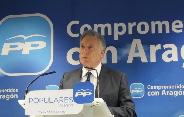 Octavio López avanza que los candidatos del PP en Aragón serán "los mismos" y ofrece al PAR renovar la coalición