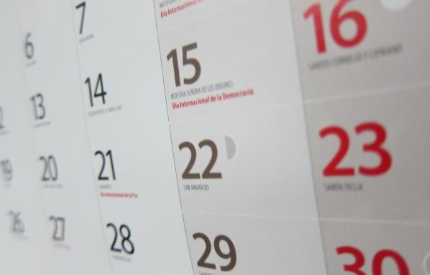 El Gobierno regional aprueba el calendario de días festivos para 2018