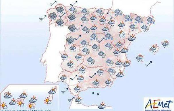 Lluvias persistentes en Andalucía, Extremadura, Castilla-La Mancha y Galicia