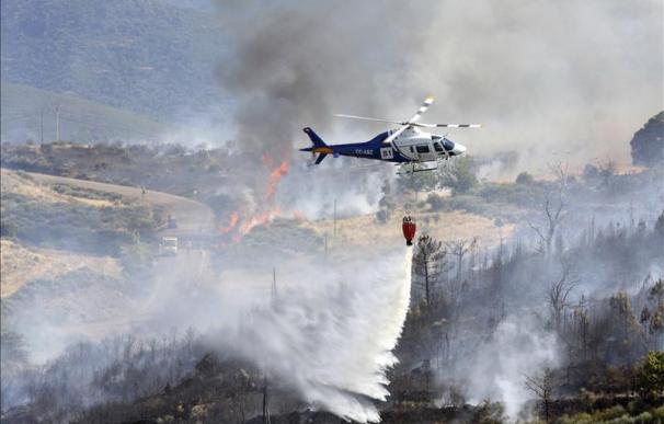 Controlan en Serradilla (Salamanca) un quinto incendio forestal intencionado