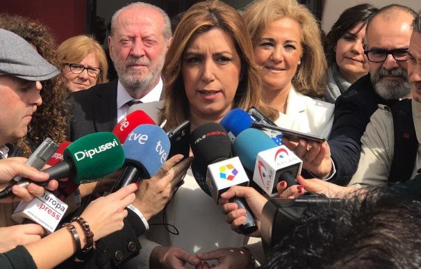 Susana Díaz: "que Rajoy se quede con el impuesto de sucesiones porque ya está bien de engañar a los ciudadanos"