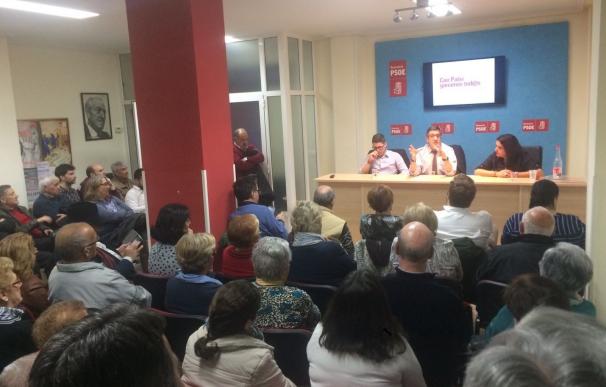 Patxi López reitera que el PSOE no puede avalar los Presupuestos porque recortan la vida de las personas