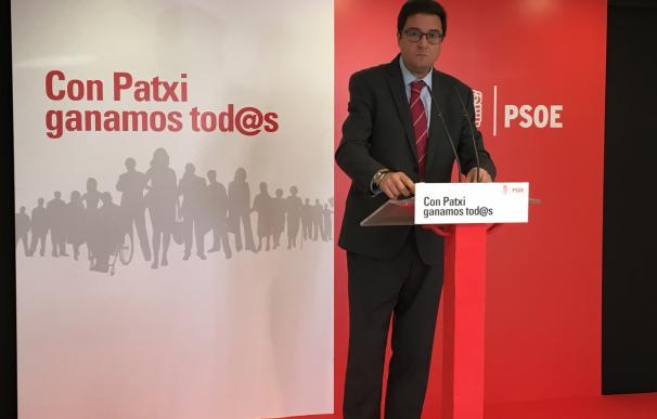Óscar López asegura que Patxi López es el candidato que "garantiza" que no vuelva la división al PSOE