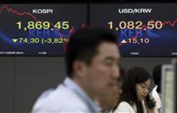 Seúl cae un 3,6 por ciento entre el persistente temor por la economía global