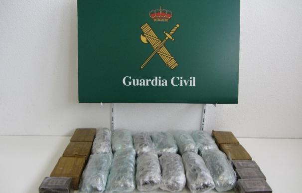 La Guardia Civil incauta 18,6 kilos de hachís de un coche en La Jonquera