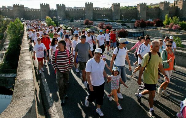Reúnen en Ávila a 1.300 personas en la XXIII Gran Marcha por la Discapacidad
