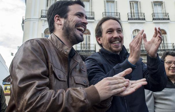 Iglesias y Garzón compartirán al menos cuatro actos de campaña en Madrid, Cataluña, Andalucía y Valencia