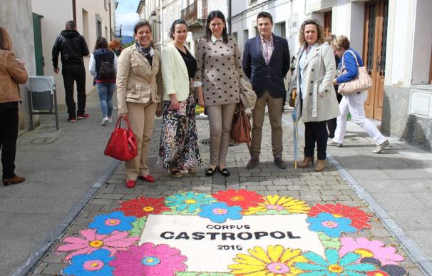 El PP quiere que el arte de las alfombras florales sea reconocido como Fiesta de Interés Turístico Nacional