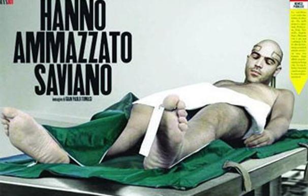 Un fotomontaje "mata" al escritor amenazado por la mafia Roberto Saviano