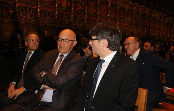 Puigdemont agradece la restauración de la 'Piedad Desplà' fruto de una "suma de esfuerzos generosos"