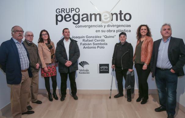 La Fundación Unicaja expone 38 obras pictóricas y escultóricas del Grupo Pegamento