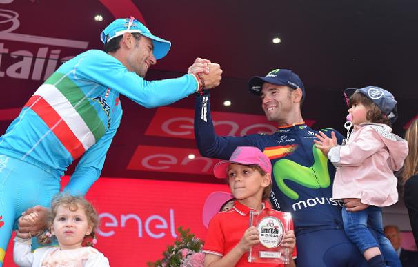 Nibali reina en el Giro y Valverde consigue un histórico tercer puesto en su primera participación