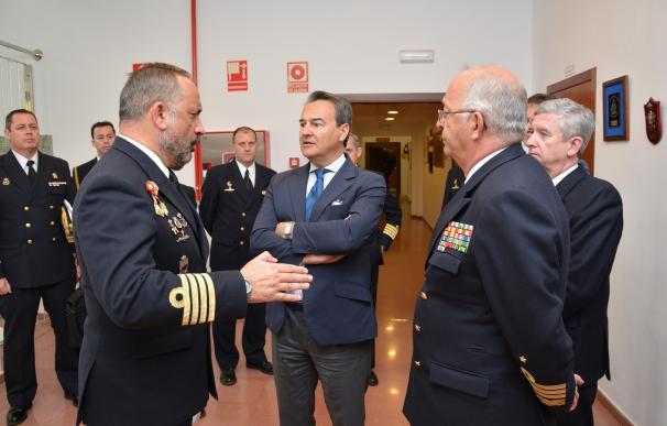 El secretario de Estado de Defensa visita la Armada en Cartagena