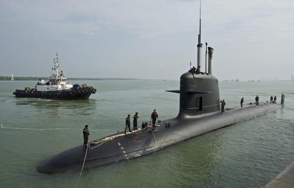Un submarino de fabricación hispano-francesa, "listo para combate" en Malasia