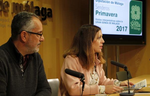La Diputación organiza rutas senderistas por la Gran Senda de Málaga para 800 personas