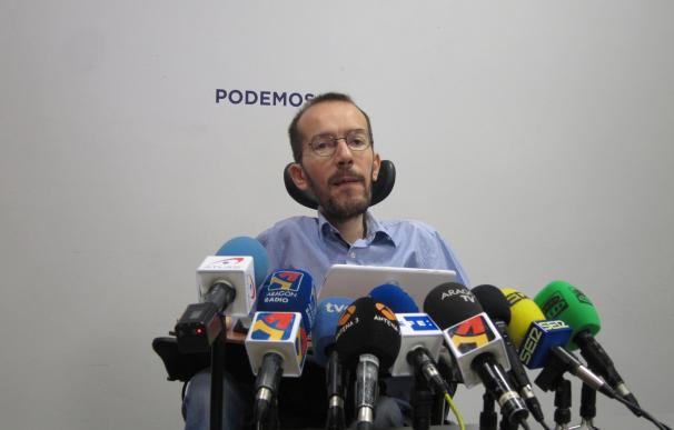 Echenique dice que el acuerdo Podemos-IU y el pacto Rivera-Sánchez serán "claves" en los comicios