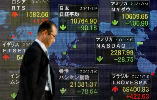 El índice Nikkei sube 118,53 puntos, 1,16 por ciento, hasta 10.323,55