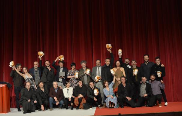 Los María Casares reivindican la interpretación en una gala con cinco galardones para 'O tolleito de Inishmaan'