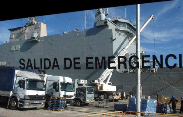 El buque "Castilla" hace escala en Puerto Rico camino de Haití
