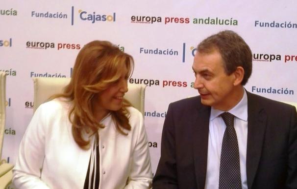 Zapatero respalda a Díaz contra las descalificaciones entre compañeros y advierte de que "solo demuestran inseguridad"