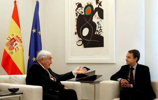 Strauss-Kahn tiene una "enorme confianza" en España y valora las medidas de ajuste